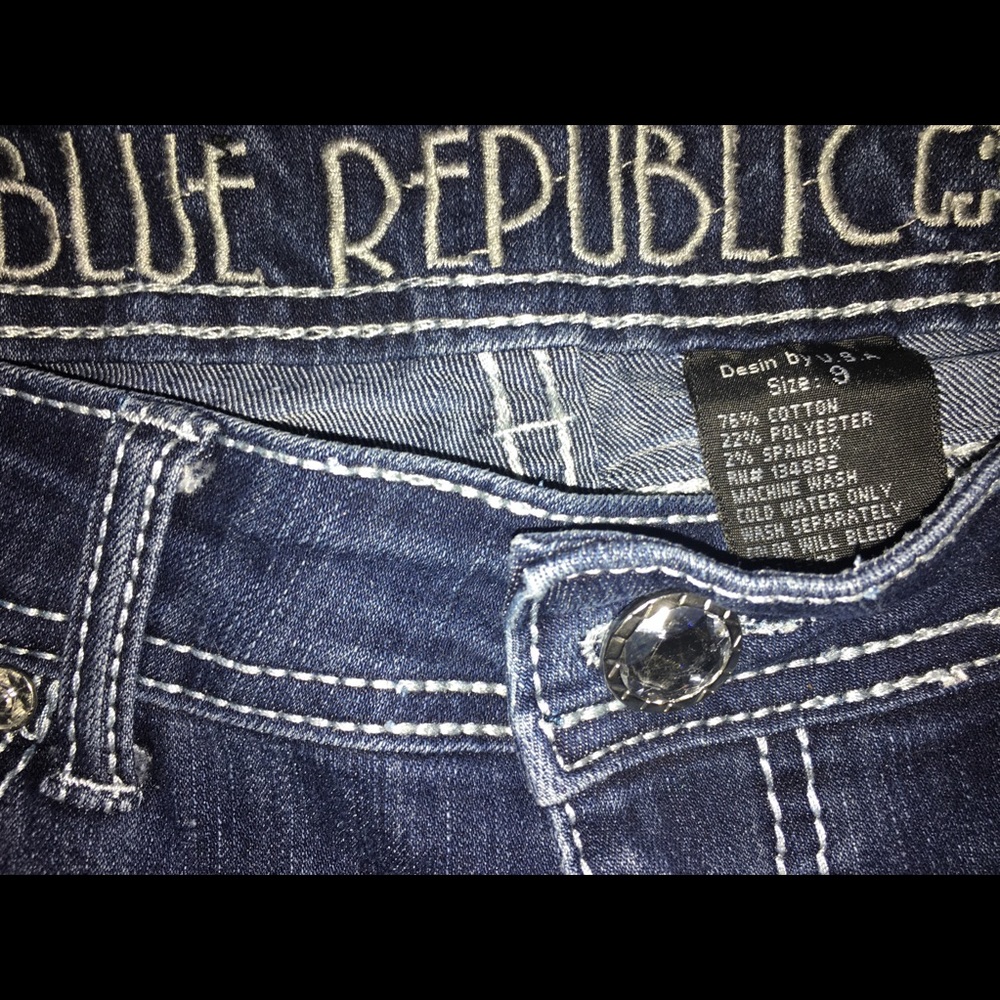 Blue republic capris
